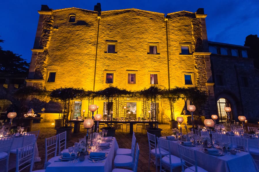 Castle wedding in Tuscany, Italy