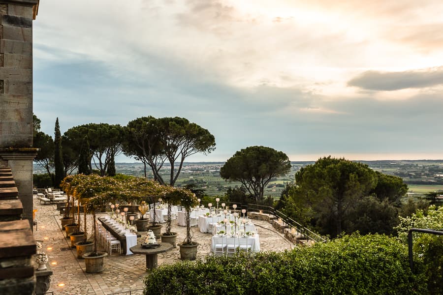 Castle wedding in Tuscany, Italy